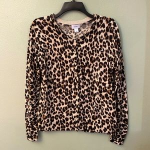Leopard Print Cardigan